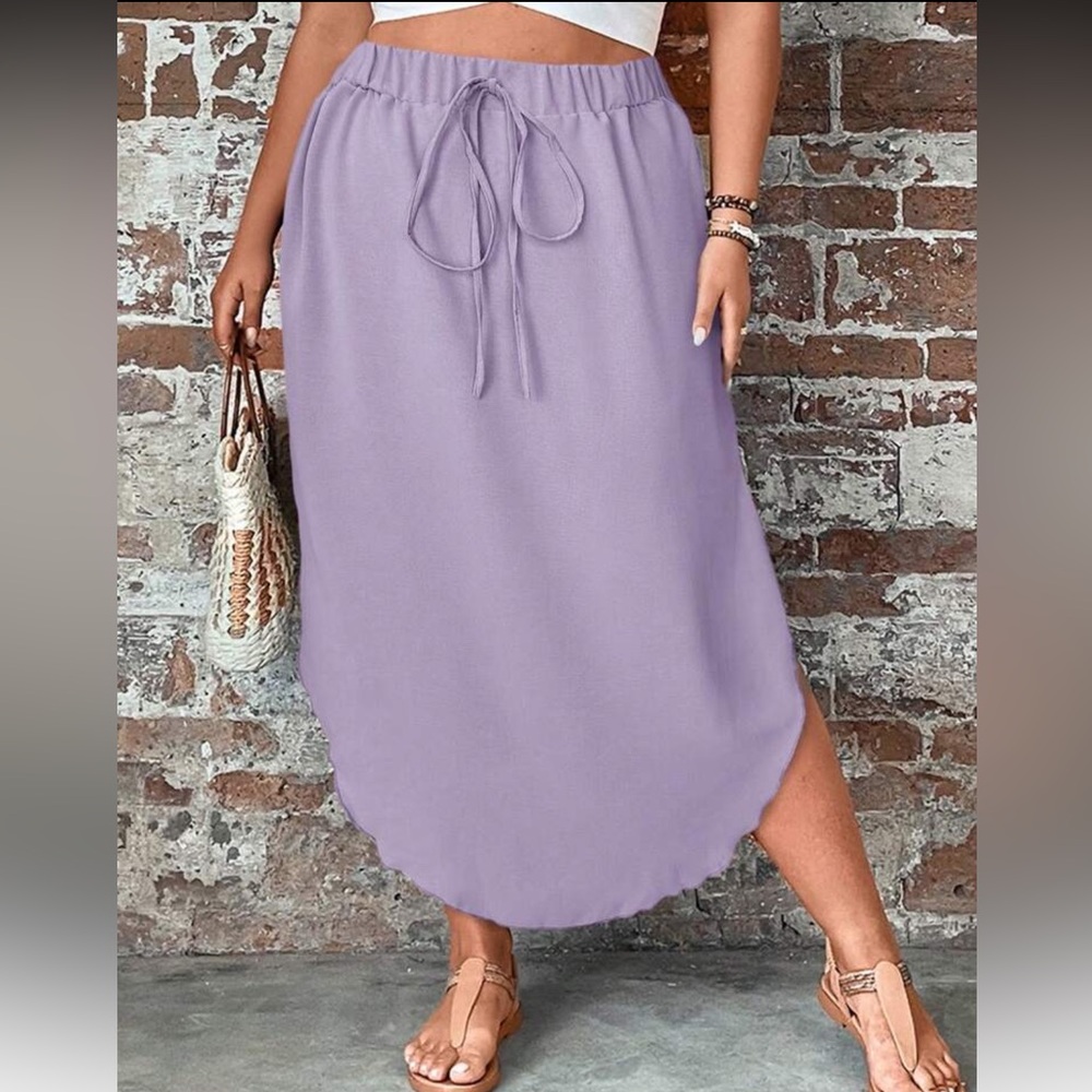 Elegant Purple Women's Skirt